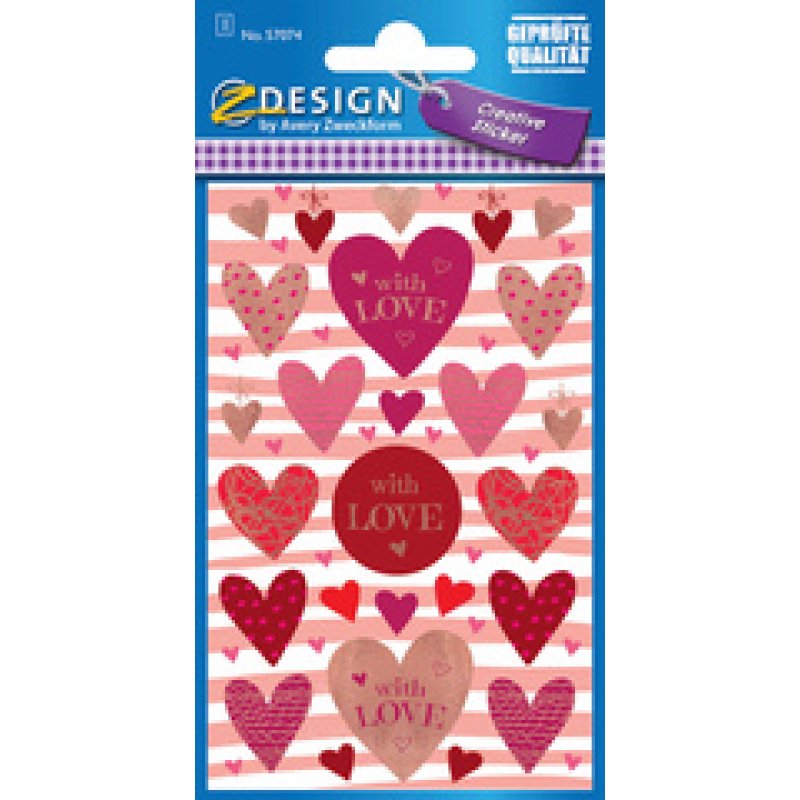 AVERY Zweckform ZDesign Stickers cadeaux "Good Luck"