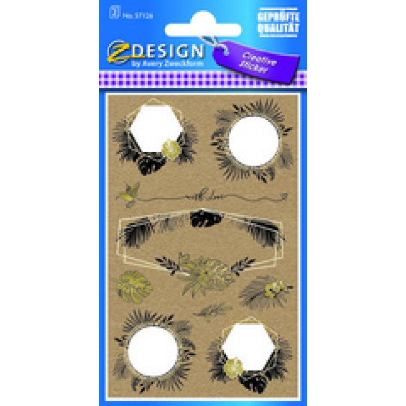 AVERY Zweckform Sticker cadeau ZDesign CREATIVE "COEURS"