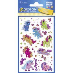 ZDesign KIDS Sticker glitter "alpagas"