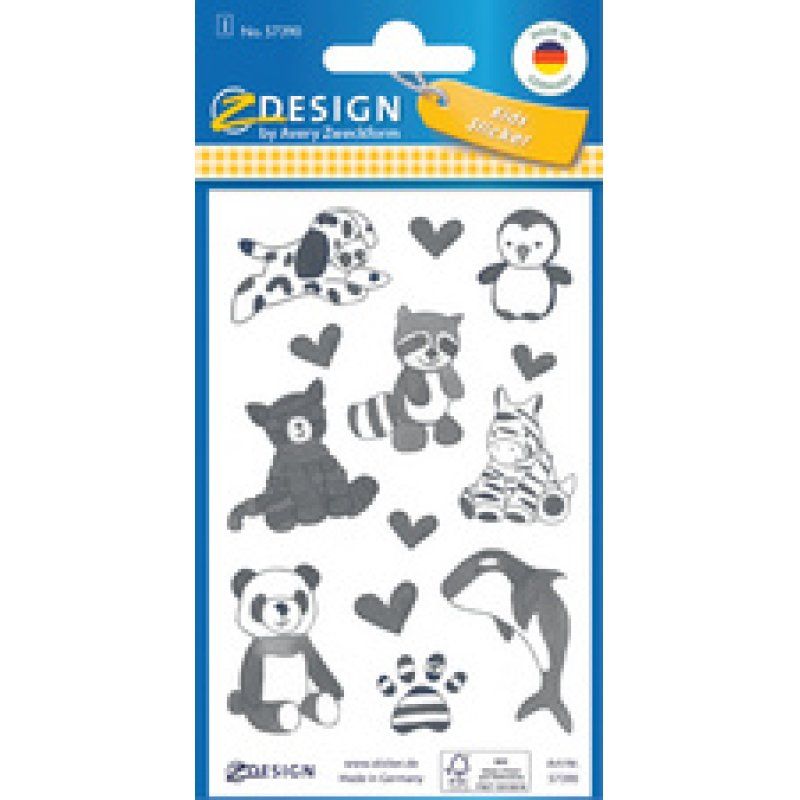 AVERY Zweckform ZDesign KIDS Sticker papier, rose