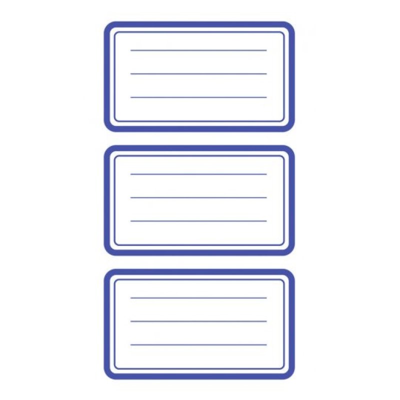 Avery 59286 self-adhesive label Rounded rectangle Permanent White 9 pc(s)