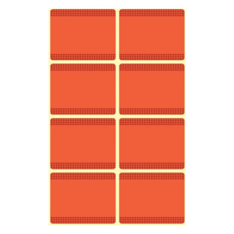 Avery 59372 self-adhesive label Rectangle Orange 40 pc(s)