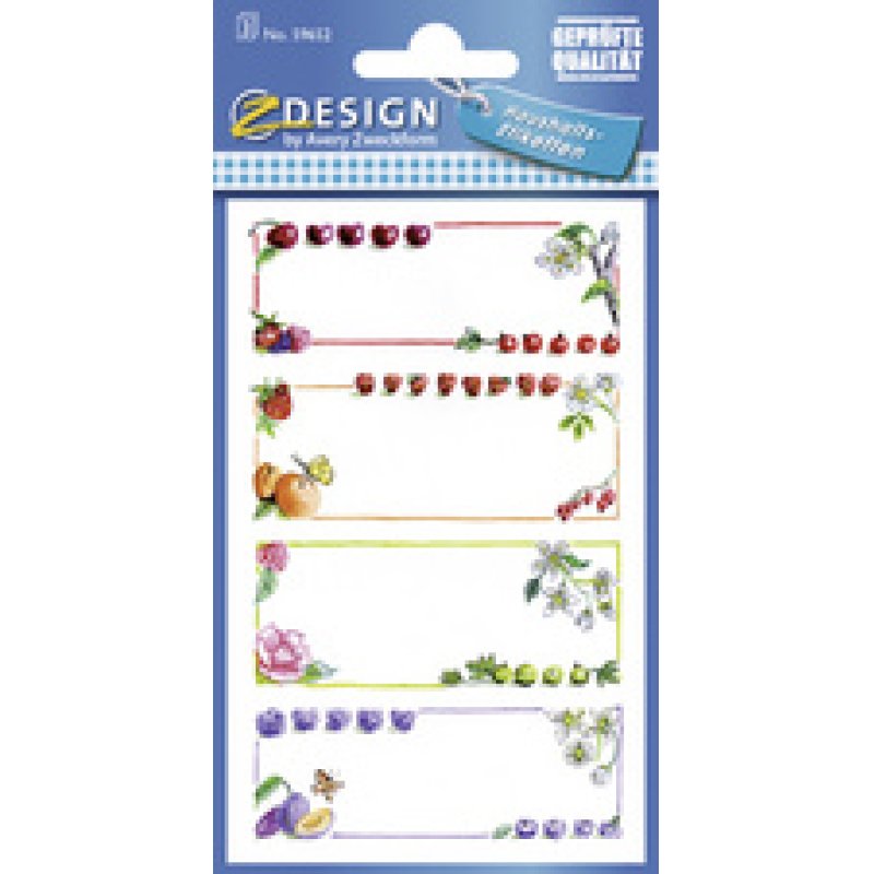 ZDesign HOME Étiquette de cuisine "fraise"