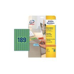 Avery L6049-20 self-adhesive label Green 3780 pc(s)