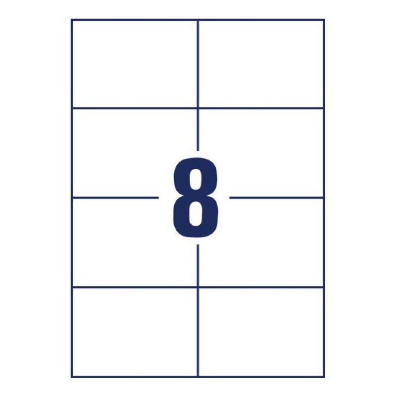 AVERY Zweckform Étiquette universelle, 105 x 74 mm, blanc