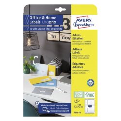 AVERY Zweckform Etiquette de retour Home Office