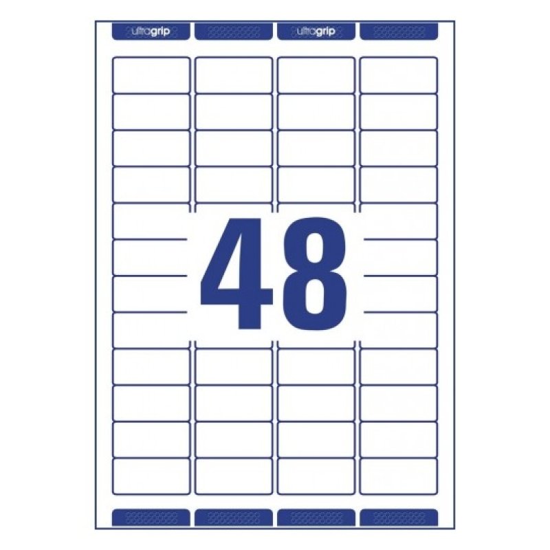 Avery 7636-10 self-adhesive label Rectangle Permanent White 480 pc(s)