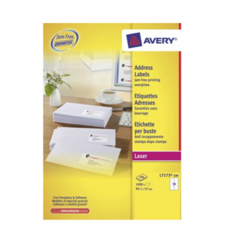 AVERY Zweckform QuickPEEL Etiquette d'adresse, 99,1 x 57 mm