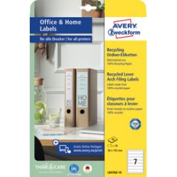 AVERY Zweckform Etiquette dos classeur recyclée Home Office