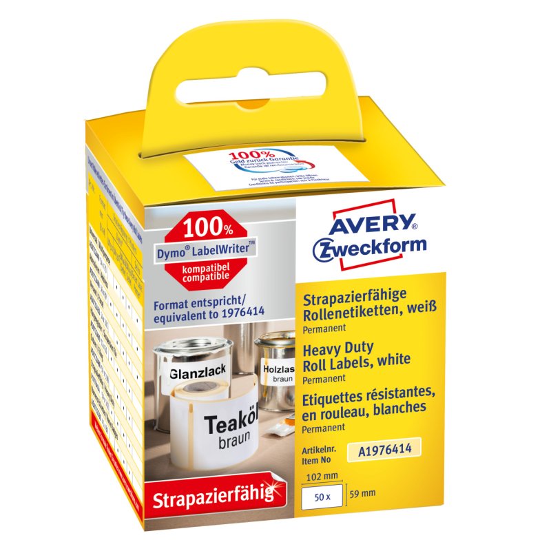 AVERY Zweckform Etiquette sur rouleau, robuste, 59 x 102 mm
