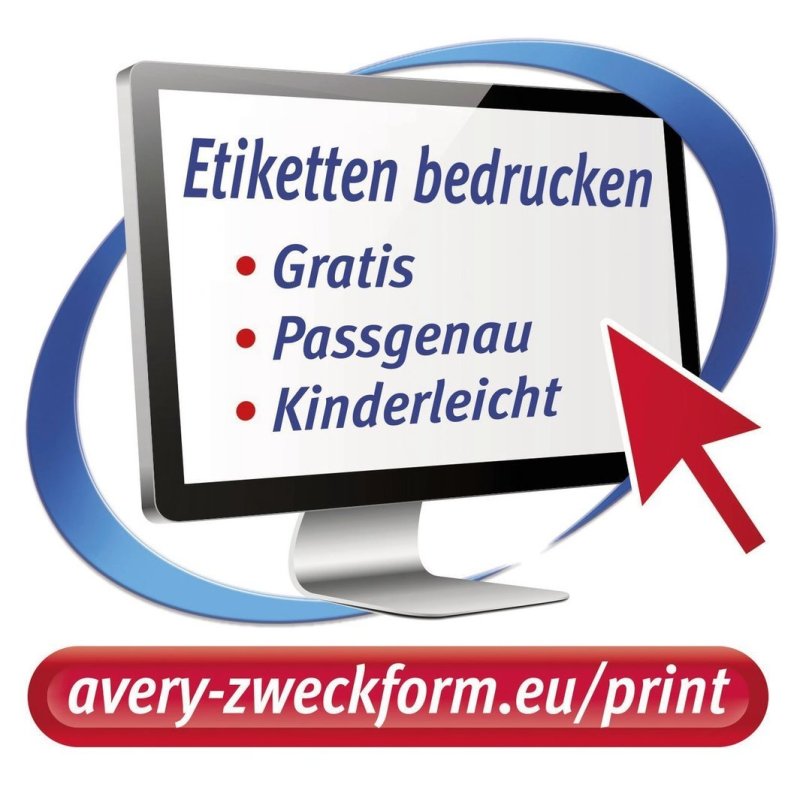 AVERY Zweckform Etiquettes pour câbles, 60 x 40 mm, blanc