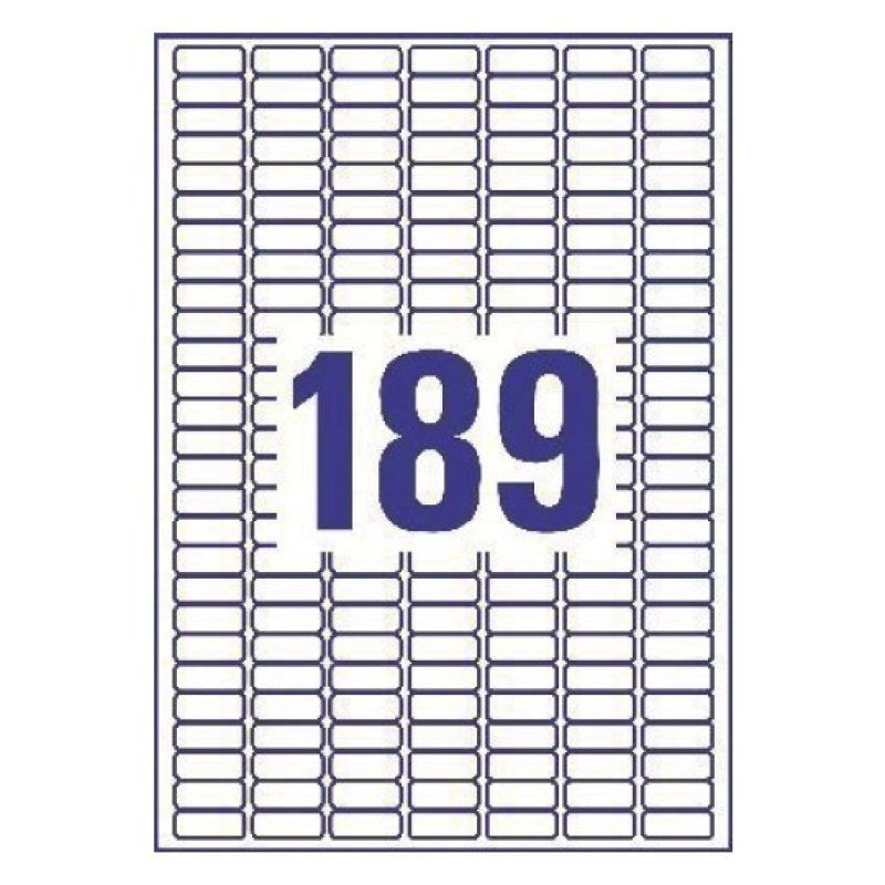 Avery White Removable Mini Labels