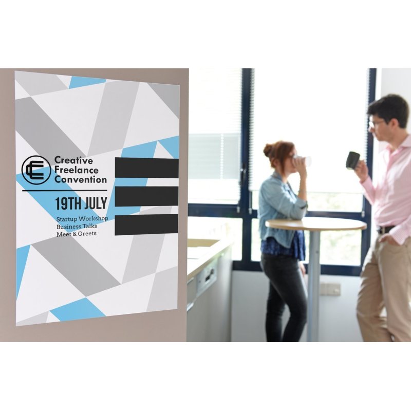 AVERY Etiquette d'affichage, enlevable, 420 x 297 mm, blanc