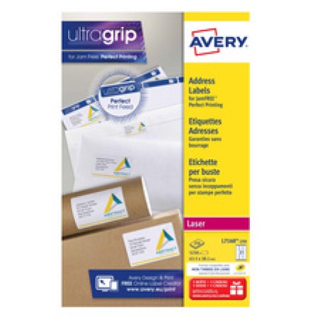 AVERY Etiquette d'adresse, 63,5 x 38,1 mm, blanc