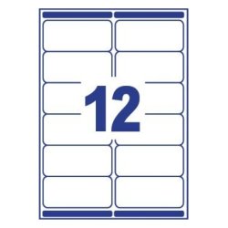 Avery L7177-100 addressing label Self-adhesive label White