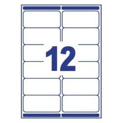 Avery L7177-100 étiquette d'adresse Etiquette auto-adhésive Blanc