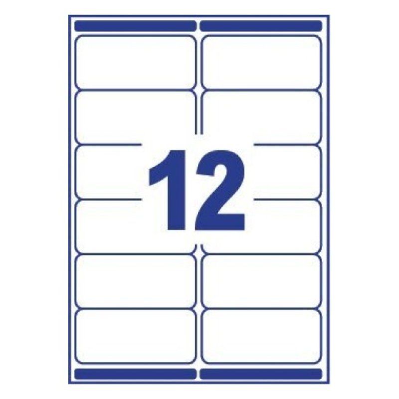 Avery L7177-100 étiquette d'adresse Etiquette auto-adhésive Blanc