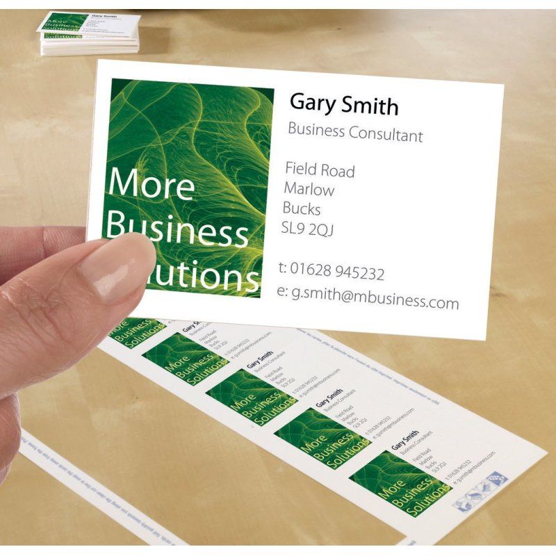 Avery C32011-25 non-adhesive label 250 pc(s) White Rectangle