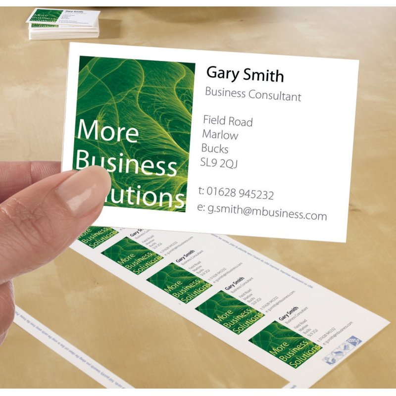 AVERY Zweckform Carte de visite Quick & Clean, blanc