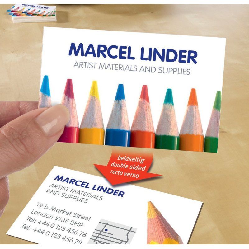 Avery C32026-25 business card Laser/Inkjet Cardboard White 25 pc(s)