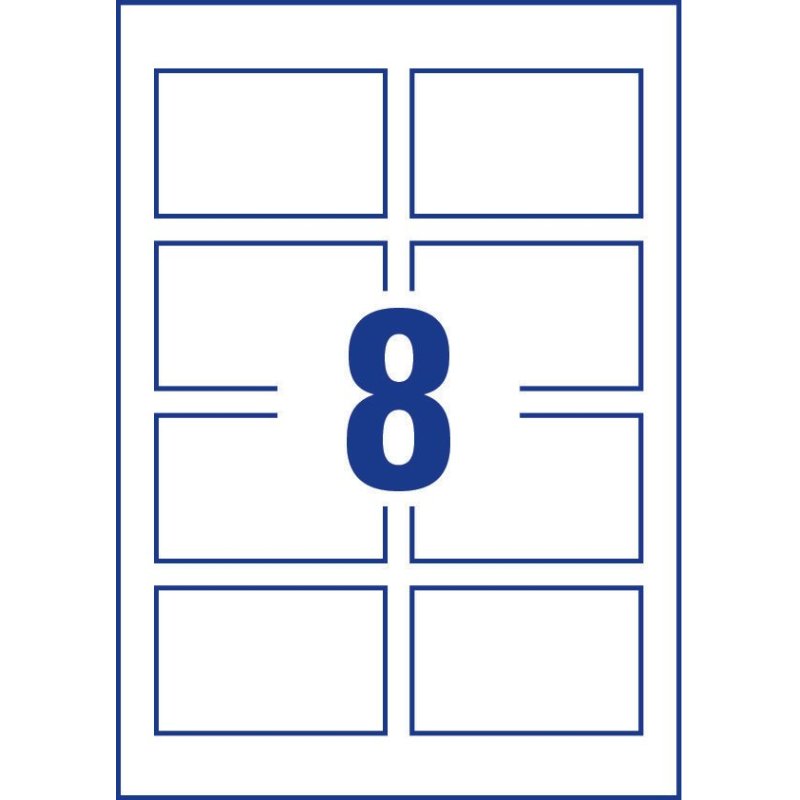 AVERY Zweckform Cartes de visite Premium, brillant