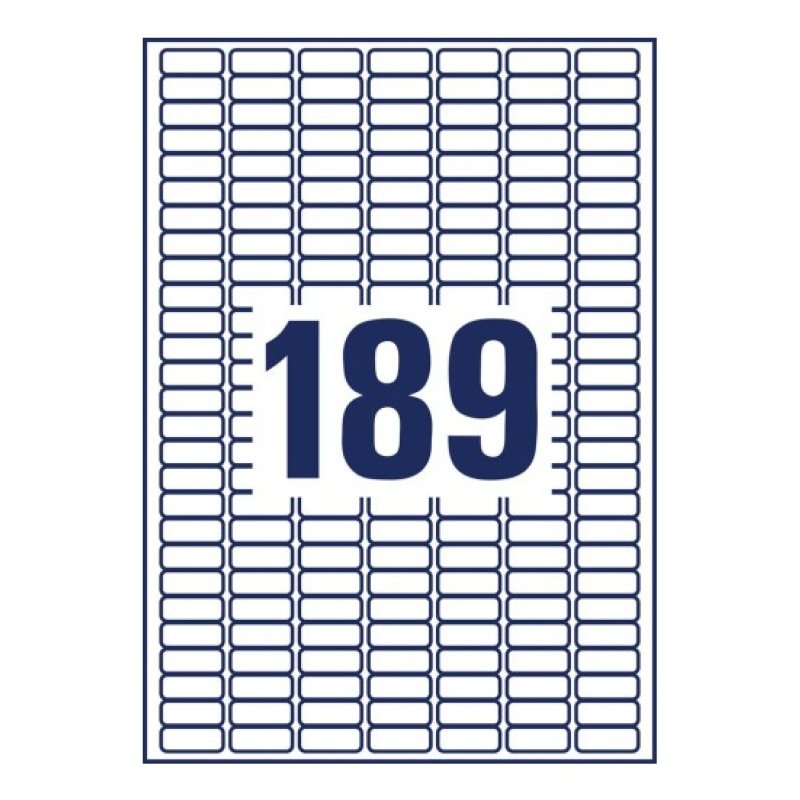 AVERY Zweckform Étiquette universelle, 25,4 x 10 mm, 50 15