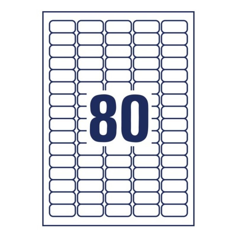 Avery L4732REV-65 printer label White Self-adhesive printer label