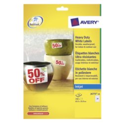 AVERY Zweckform Etiquette, 63,5 x 33,9 mm