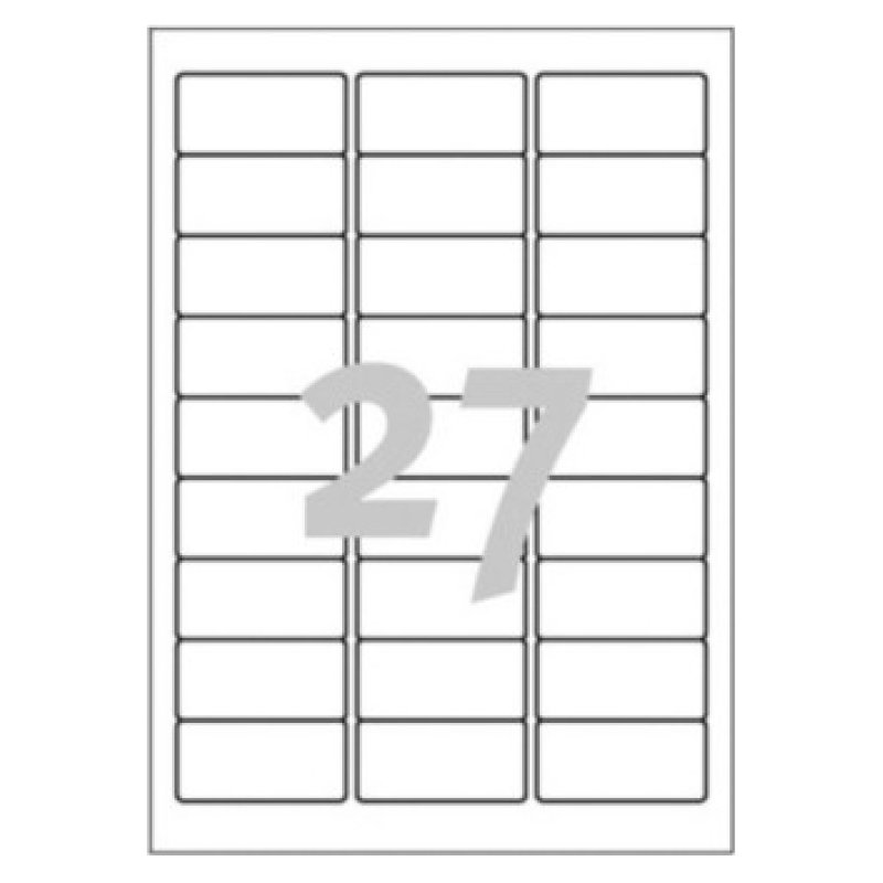 Avery J4792-25 étiquette à imprimer Blanc