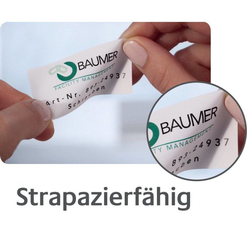 Avery L6140-20 étiquette auto-collante Rectangle aux angles arrondis Permanent Blanc 800 pièce(s)