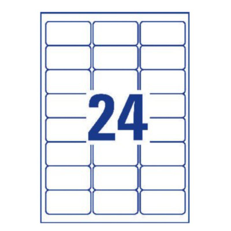 Avery L6141-20 printer label White Self-adhesive printer label