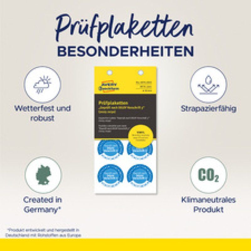 AVERY Zweckform Prüfplaketten "Geprüft nach", 2025-2030