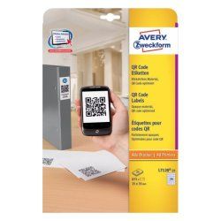 Avery L7120-25 self-adhesive label Square Permanent White 875 pc(s)