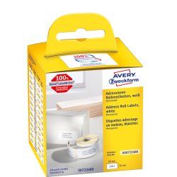 Avery AS0722400 étiquette auto-collante Rectangle Permanent Blanc 520 pièce(s)
