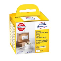 AVERY Zweckform Etiquettes en rouleau, 101 x 54mm, blanc