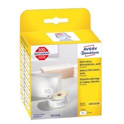 Avery AS0722520 self-adhesive label Rectangle Permanent White 500 pc(s)