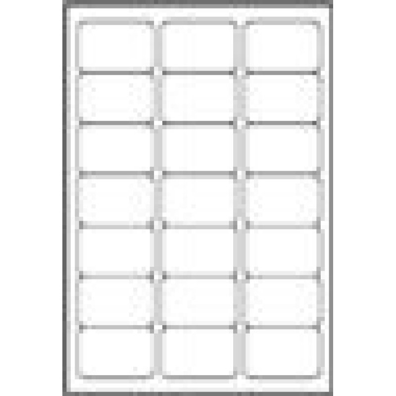 Avery White Address Label - Inkjet - J8160 Blanc