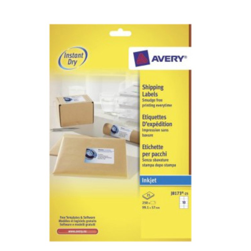 AVERY Zweckform Etiquette d'expédition, 99,1 x 57 mm, blanc