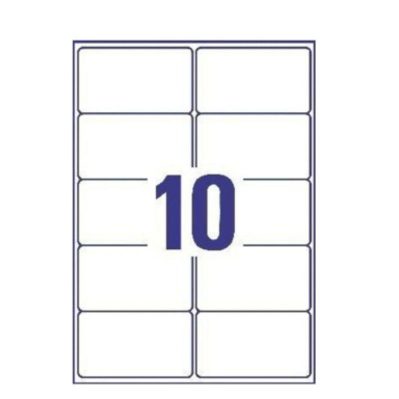 Avery J8173-25 étiquette d'adresse Etiquette auto-adhésive Blanc