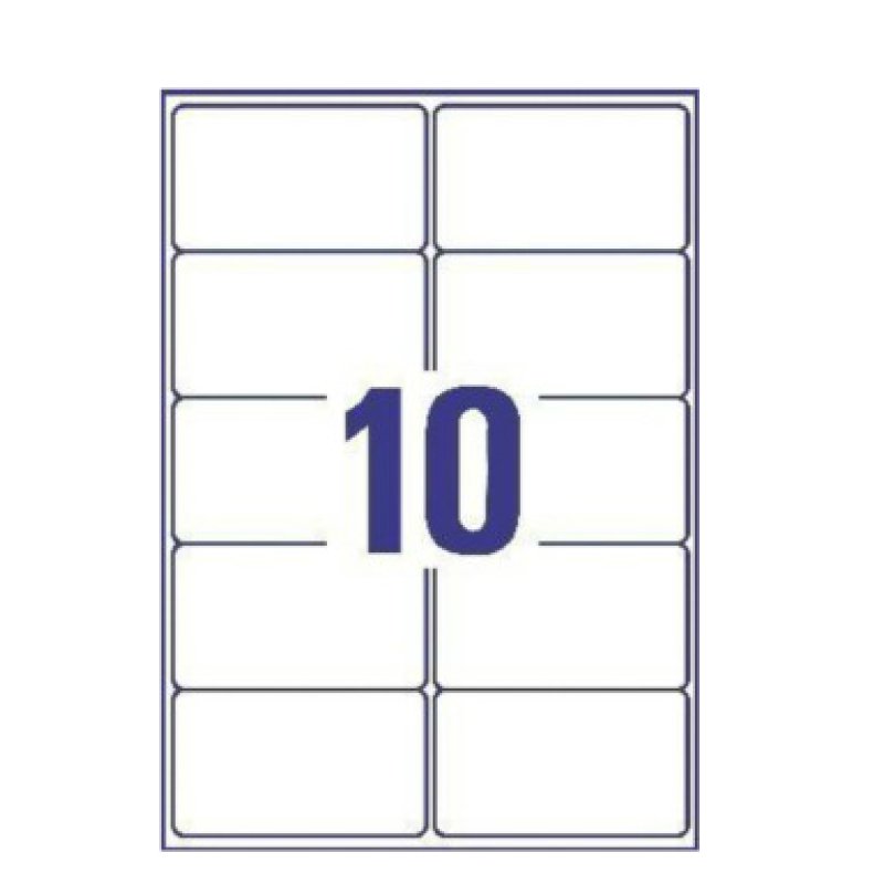 AVERY Zweckform Etiquette d'expédition, 99,1 x 57 mm, blanc