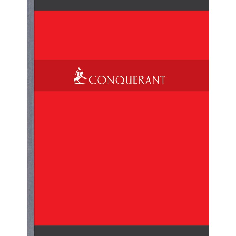 Conquerant 100104437 writing notebook 192 sheets Red, Green, Yellow, Blue