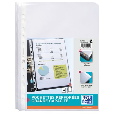 Oxford 100206868 sheet protector Polypropylene (PP)