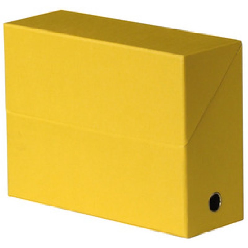 Oxford Boîte transfert toilée, format A4, noir