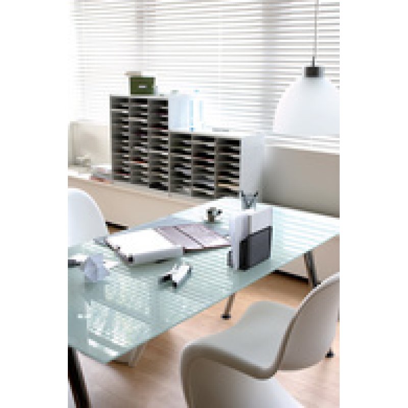 PAPERFLOW Trieur monobloc, 24 compartiments, noir