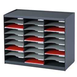 PaperFlow 802.11 office drawer unit Black, Grey Polystyrene