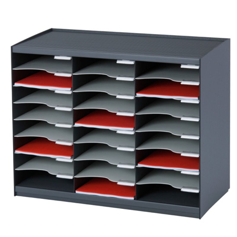 PaperFlow 802.11 unité de tiroir de bureau Noir, Gris Polystyrène