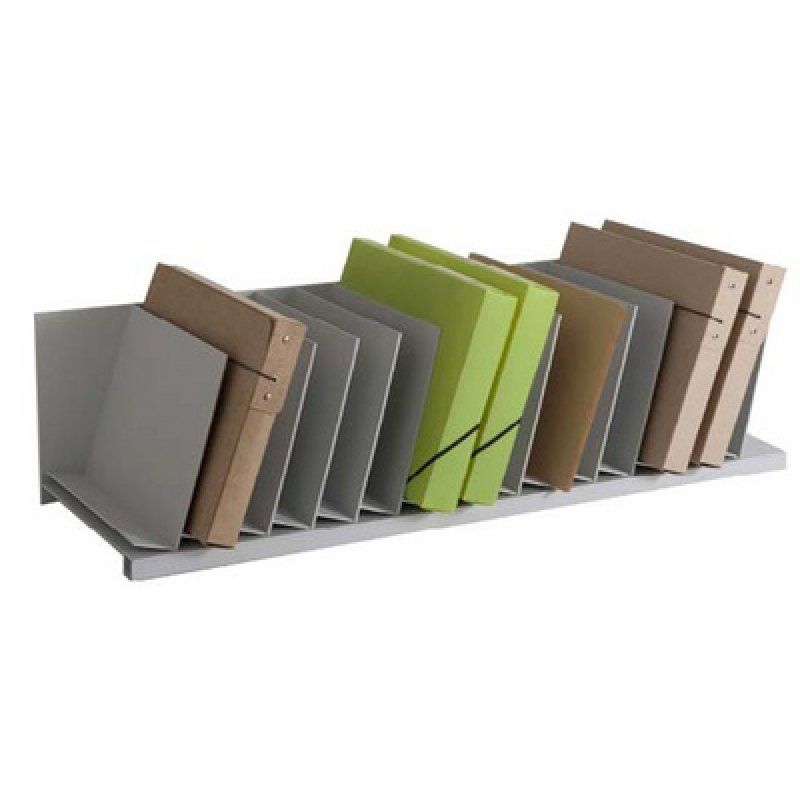 PAPERFLOW Trieur à cases inclinées, 14 cases, noir