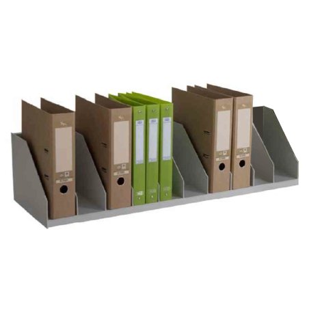PAPERFLOW Trieur à cases fixes, 10 cases, gris