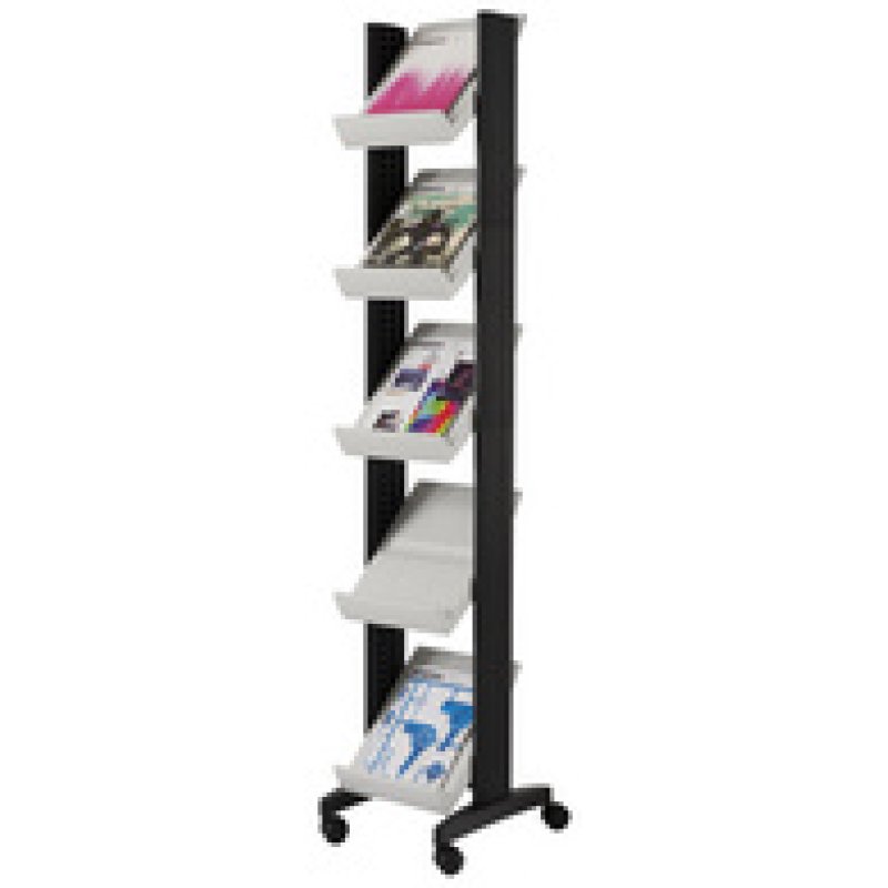 PAPERFLOW Porte-prospectus Corner easyDisplays, noir