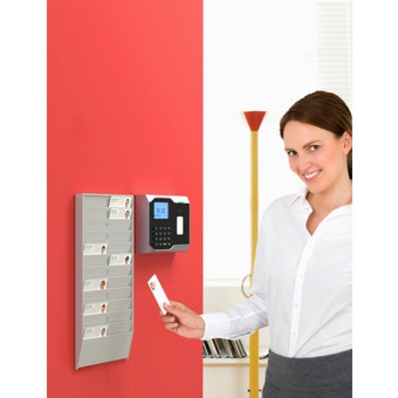 PAPERFLOW Porte-fiches employés mural, 24 compartiments